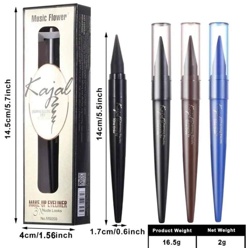 1pc Waterproof Matter Eyeliner Gel